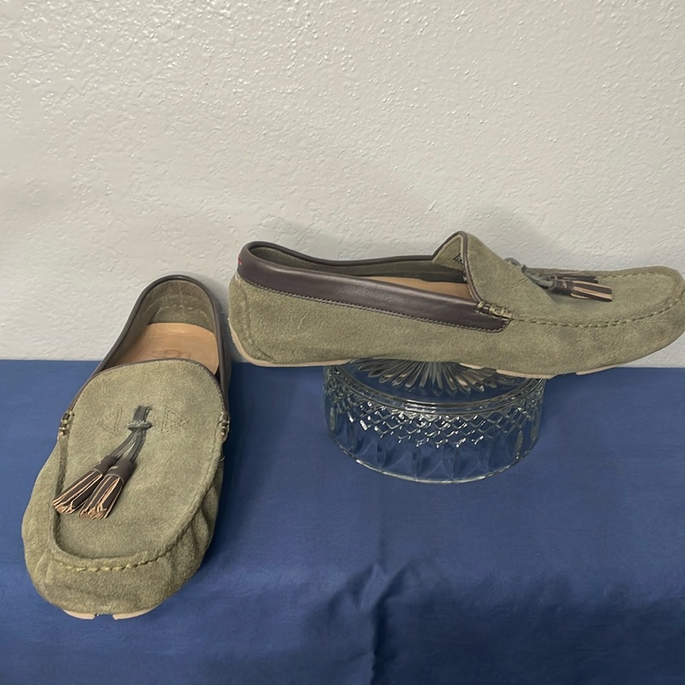 Men’s UGG Treadlite Energ leather tassel loafers 10